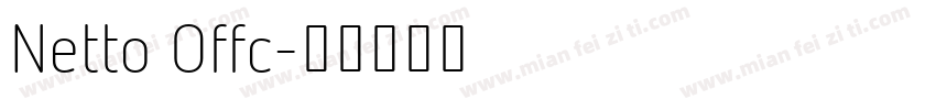 Netto Offc字体转换